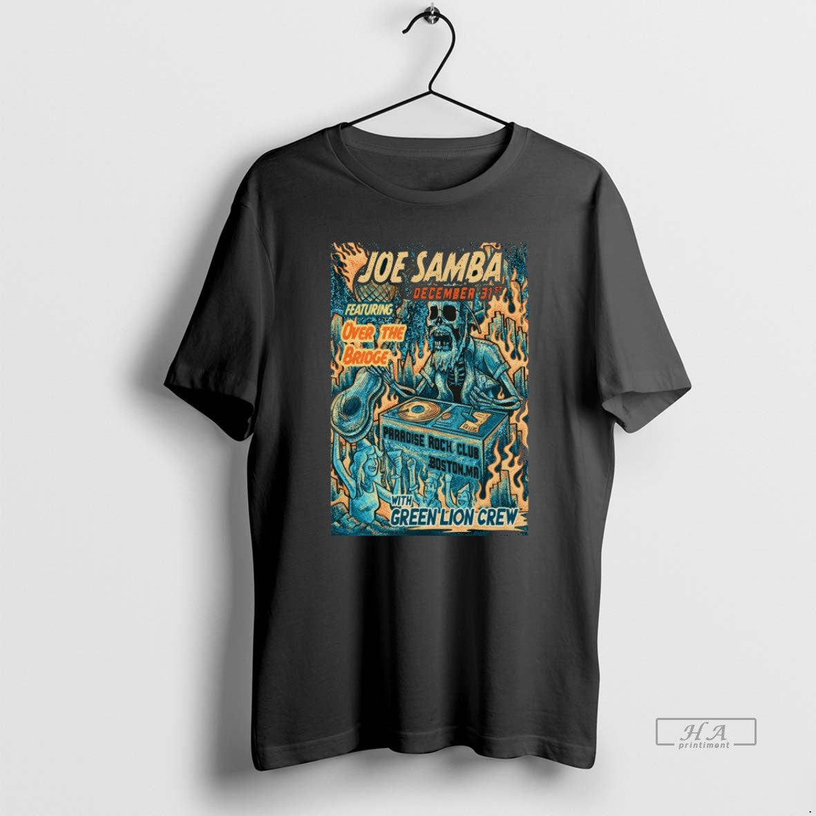 Official Joe Samba Paradise Rock Club In Boston Ma December 31 2025 T-Shirts, Hoodie, Sweatshirt | DripVista.com