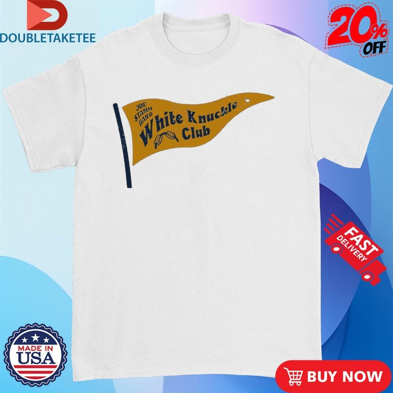 Official Joe Stamm Band White Knuckle Club Flag Shirts