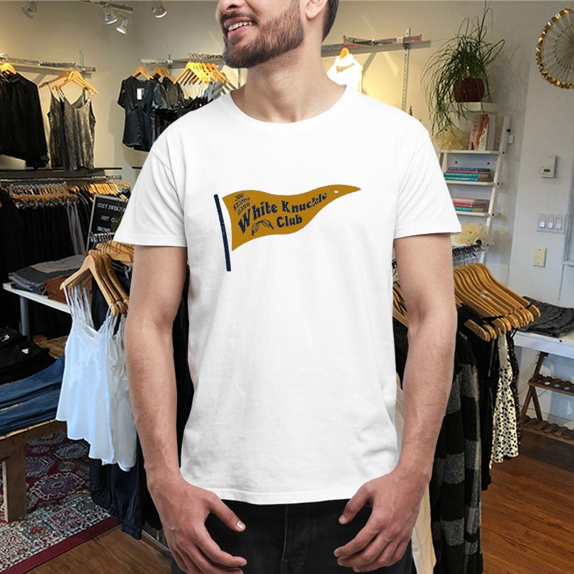 Official Joe Stamm Band White Knuckle Club Flag Shirts
