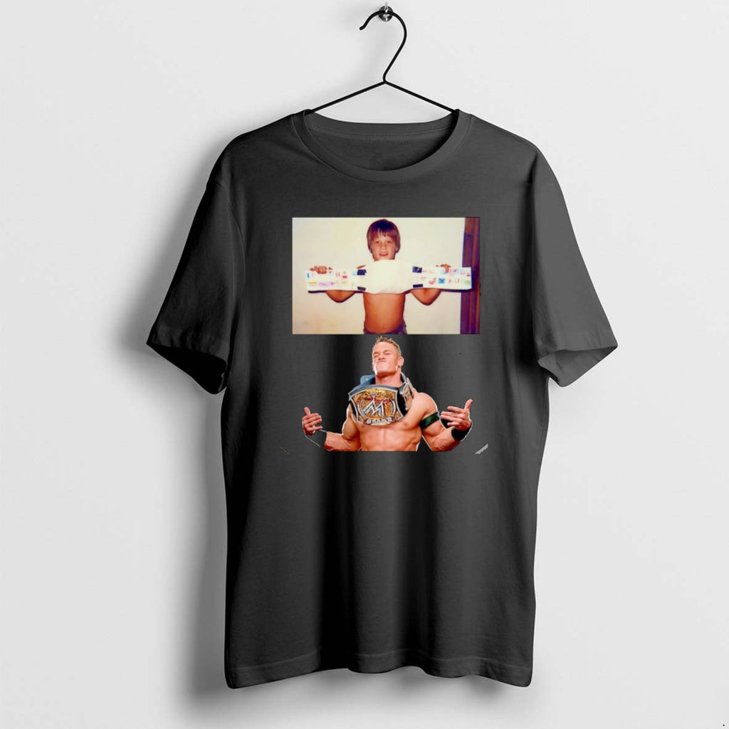 Official John Cena As A Child And Now Christmas T-Shirts, Hoodie, Sweatshirt | DripVista.com