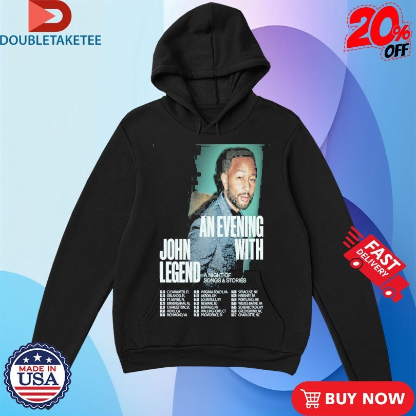 Official John Legend Fall Tour 2026 Dates Shirts