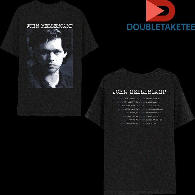 Official John Mellencamp Outlaw 2024 Tour Dates Photo Shirts