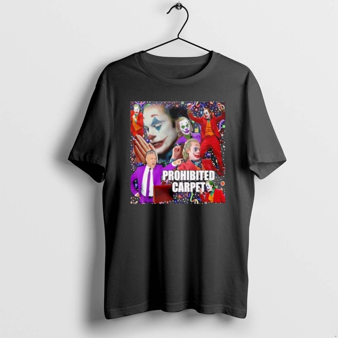 Official Joker Prohibited Carpet T-Shirts, Hoodie, Sweatshirt | DripVista.com