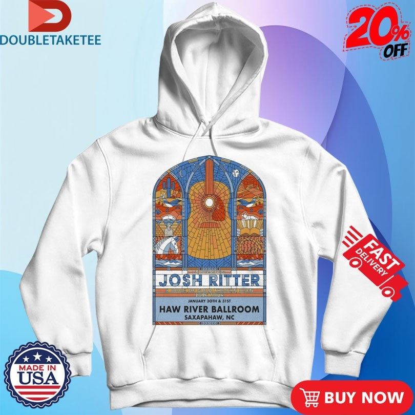 Official Josh Ritter How River Ballroom Jan 30-31 2026 Saxapahaw T-Shirt