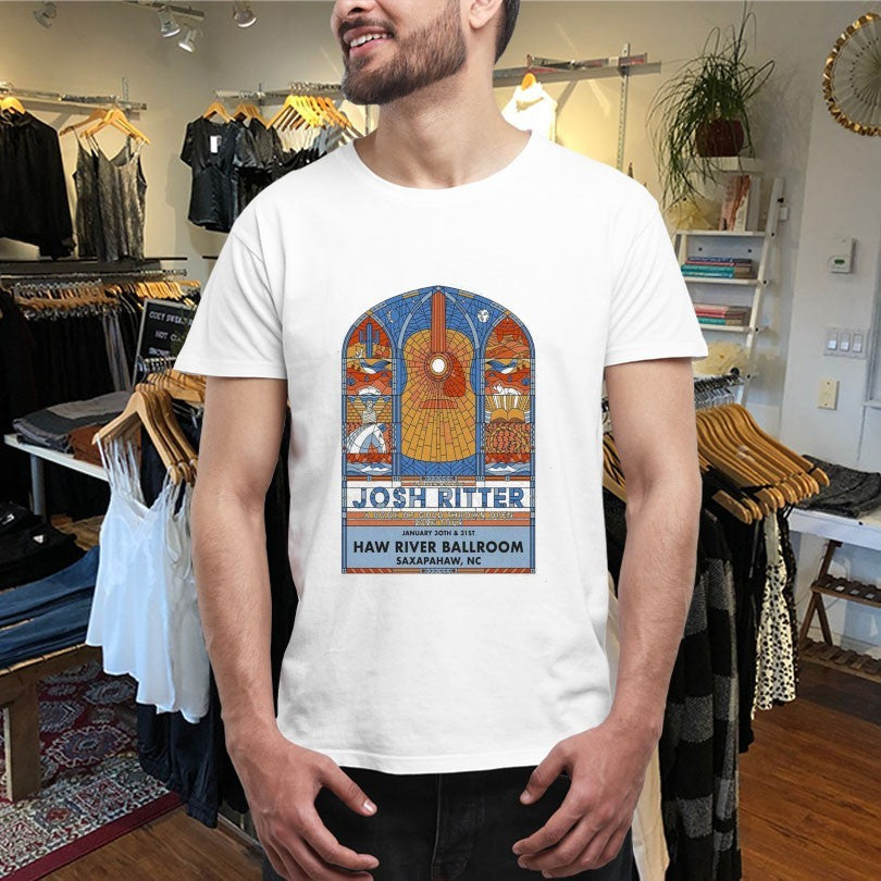 Official Josh Ritter How River Ballroom Jan 30-31 2026 Saxapahaw T-Shirt