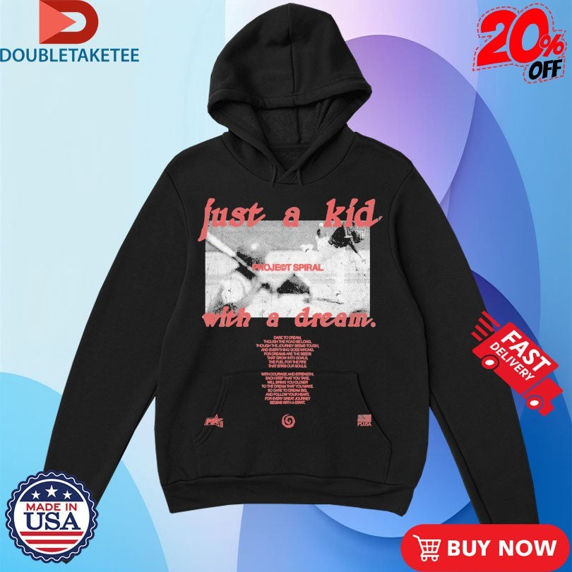 Official Just A Kid With A Dream Project Spiral Shirts