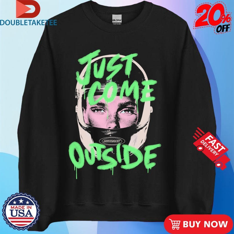 Official Just Come Outside Outrank Shirts