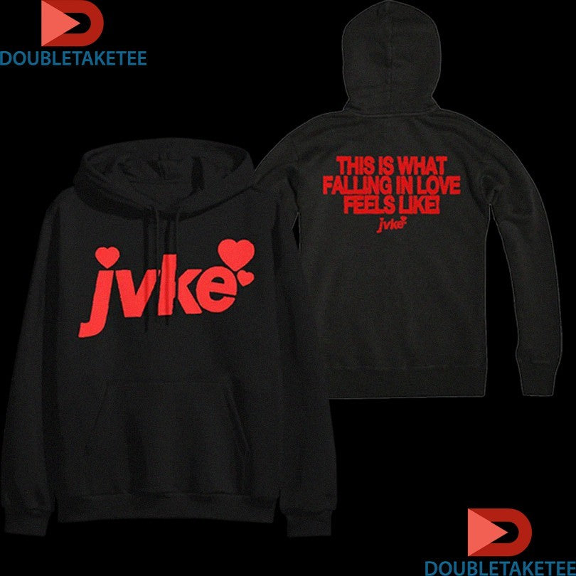 Official Jvke This Is What Falling In Love Feels Like Heart Shirts