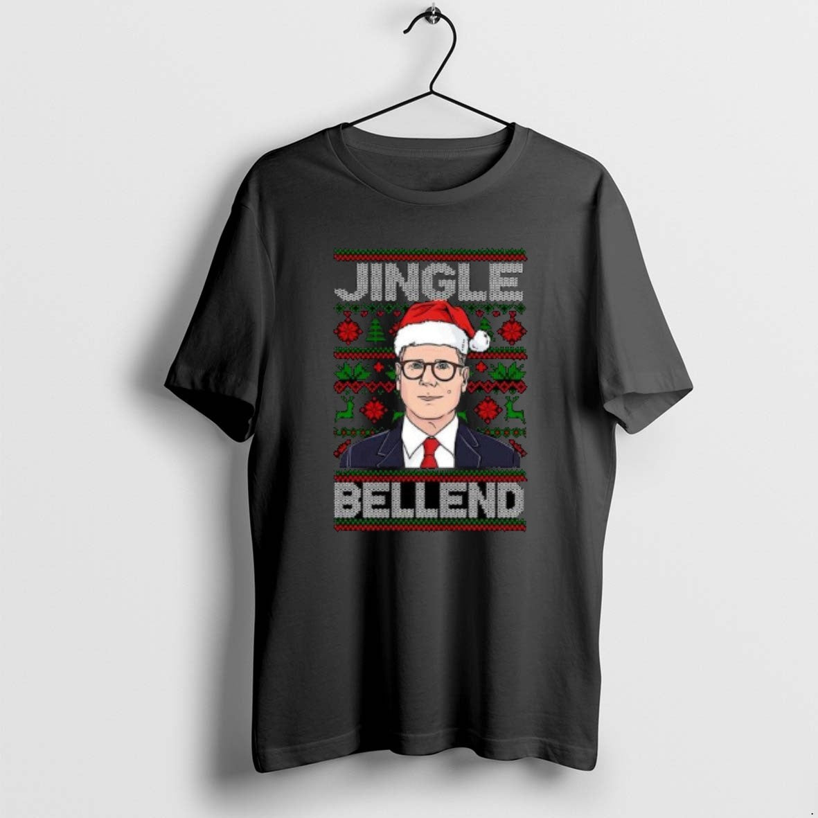 Official Keir Starmer Jingle Bellend Ugly Christmas Circle Black T-Shirts, Hoodie, Sweatshirt | DripVista.com