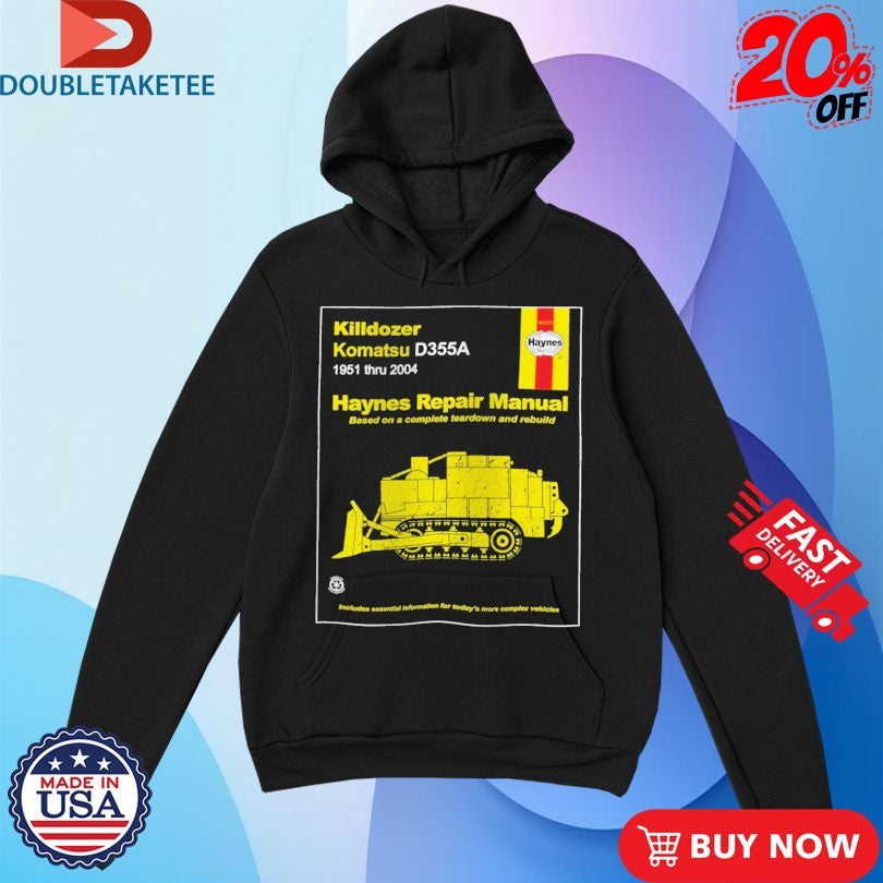 Official Killdozer Haynes Repair Manual Shirts