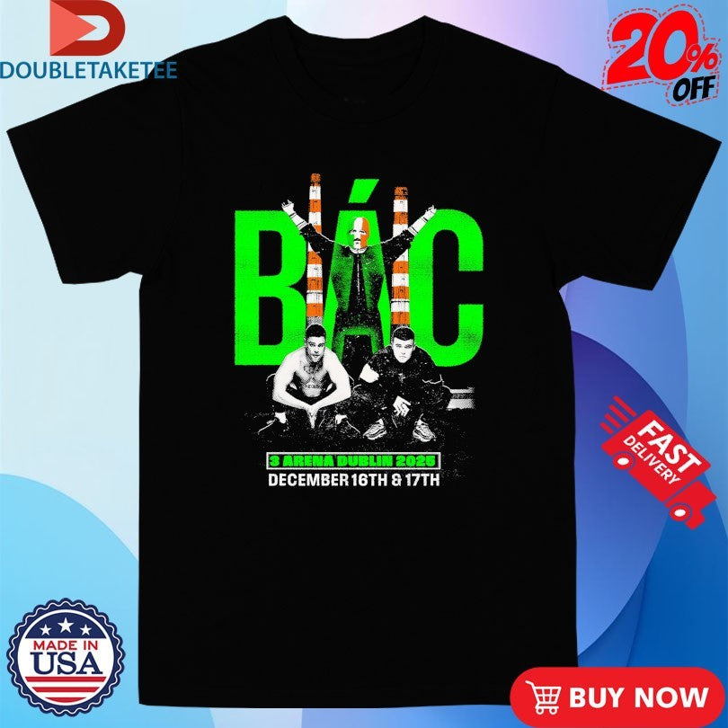 Official Kneecap BAC 3 Arena Dublin 2025 Shirts
