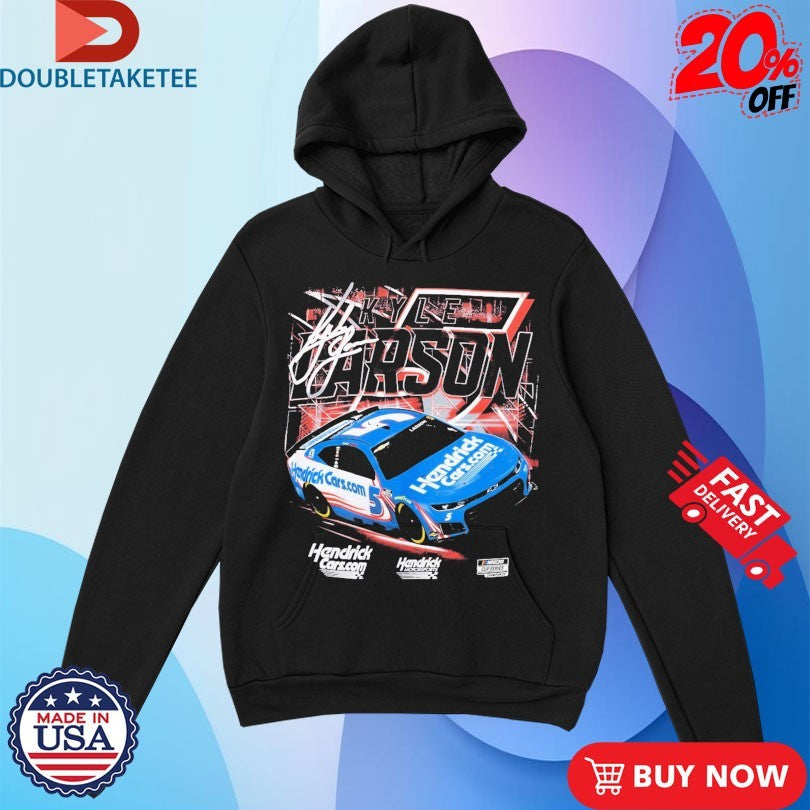 Official Kyle Larson Classic Ink #5 Hendrickcars.com Nascar Cup  Champions Shirts