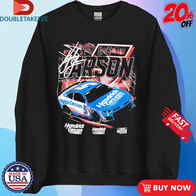 Official Kyle Larson Classic Ink #5 Hendrickcars.com Nascar Cup  Champions Shirts