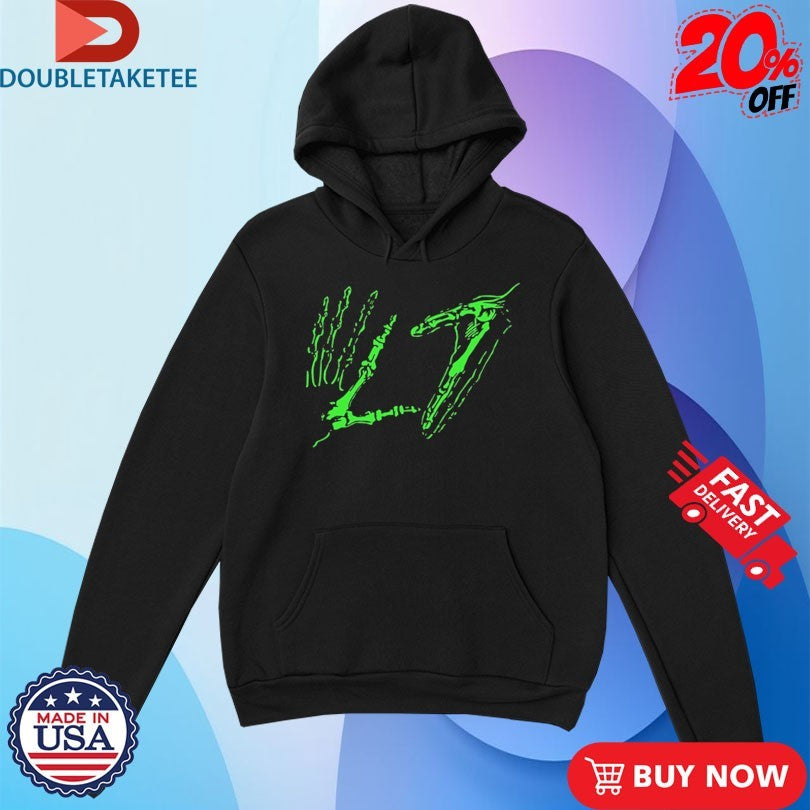Official L7 Green Skele Hands Shirts
