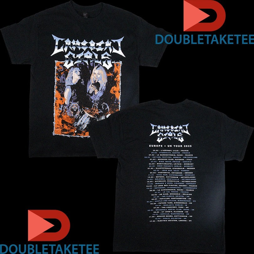 Official Lambrini Girls EU UK 2025 Tour Dates Shirts