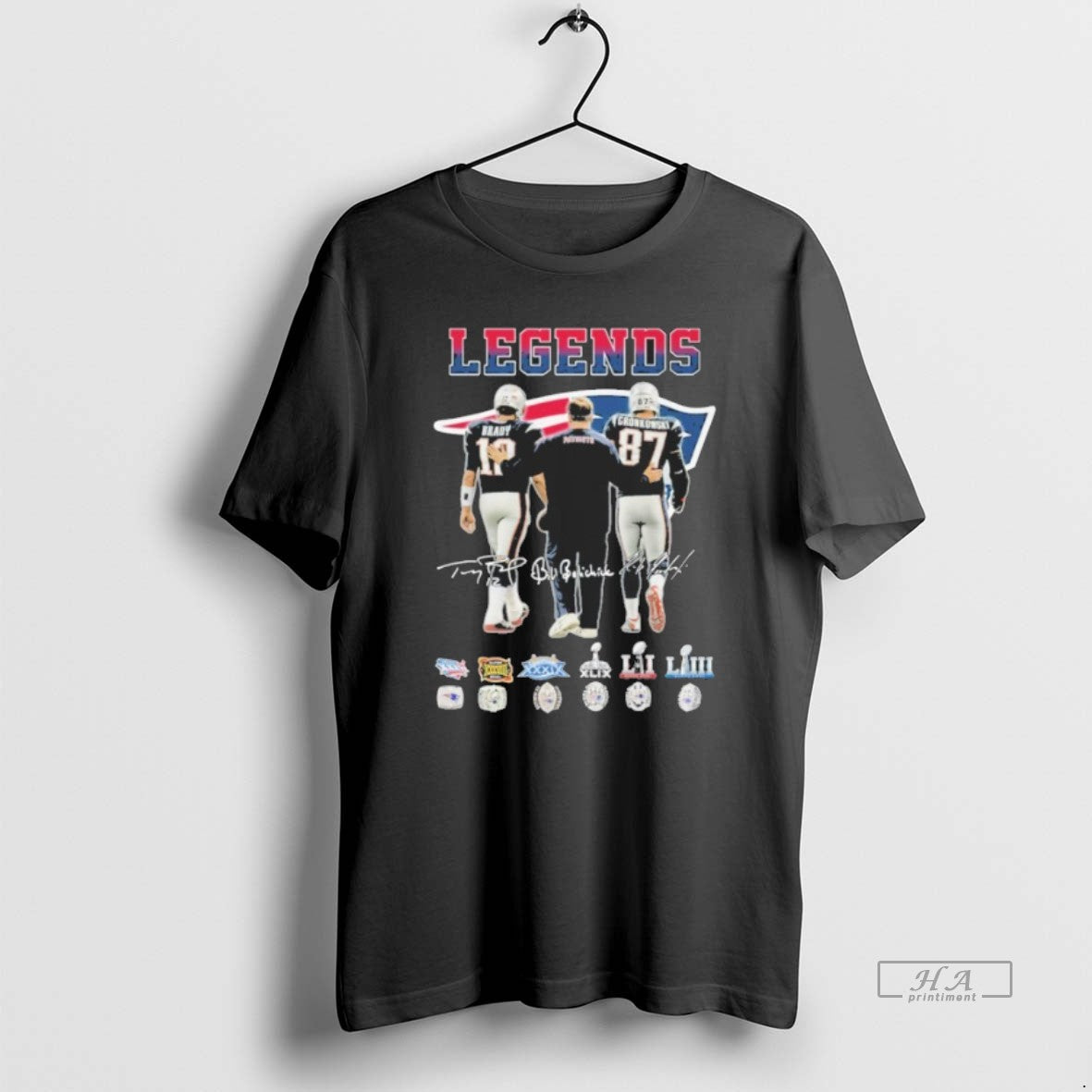 Official Legends Brady Gronkowski Player Signature Logo T-Shirts, Hoodie, Sweatshirt | DripVista.com