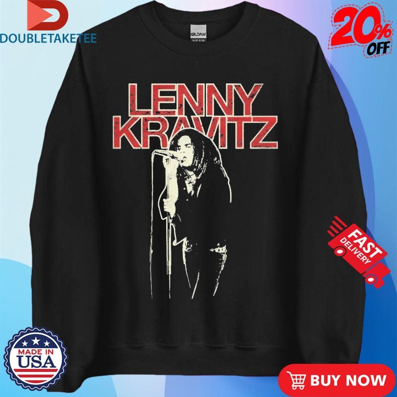 Official Lenny Kravitz Mic Pose Shirts