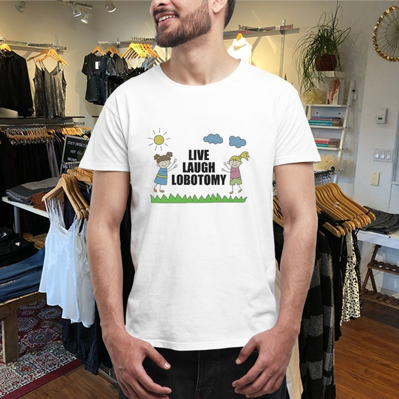 Official Live, Laugh, Lobotomy Kids Shirts