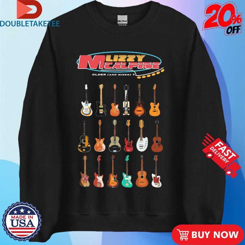 Official Lizzy Mcalpine Older And Wiser Guitars Shirts