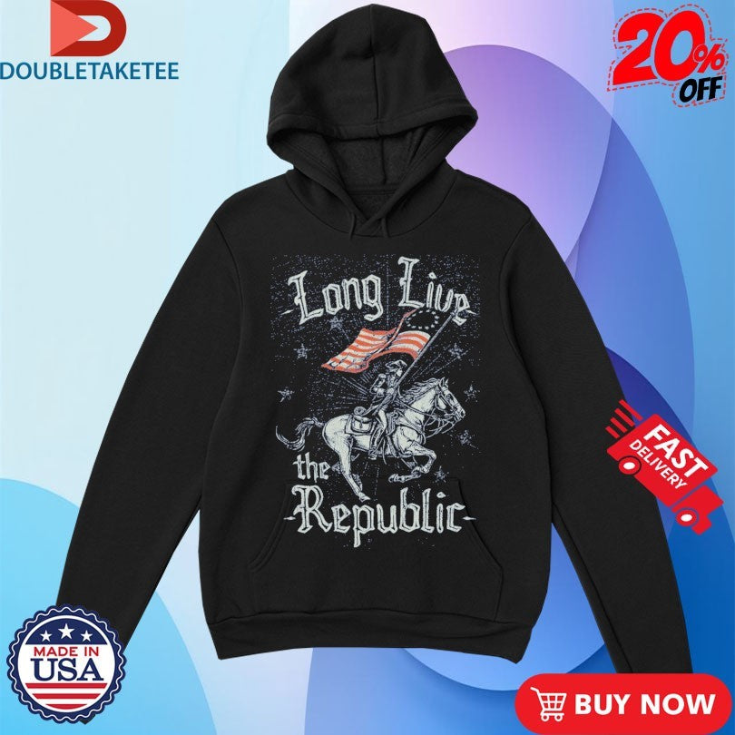 Official Long Live The Republic Skeleton Flag Shirts