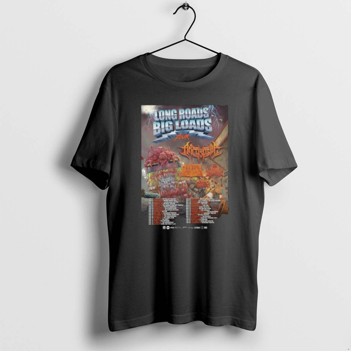 Official Long Roads Big Loads Tour 2026 Schedule Tour Dates Long Sleve T-Shirts, Hoodie, Sweatshirt | DripVista.com