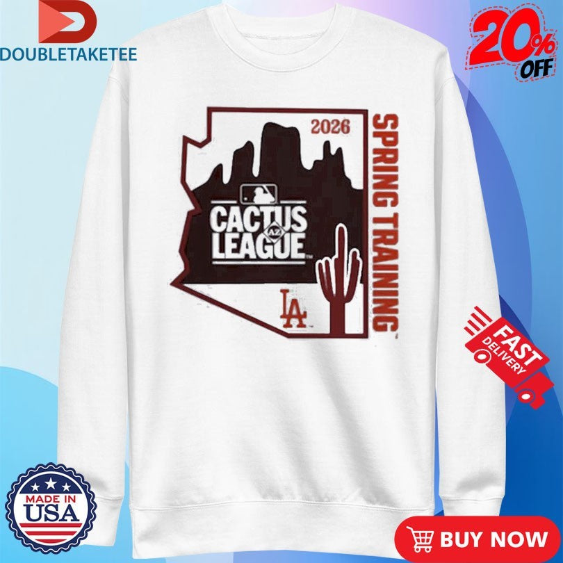 Official Los Angeles Dodgers 2026 Spring Training Cactus League Influx Ball Shirts