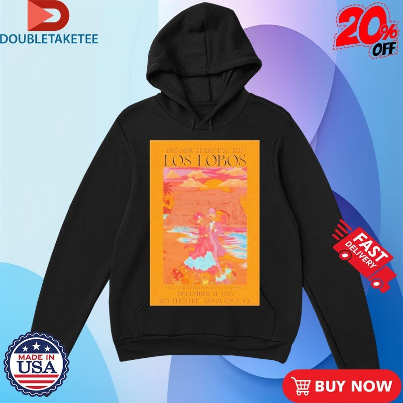 Official Los Lobos Rio Theatre Santa Cruz, CA December 31 2025 Shirts