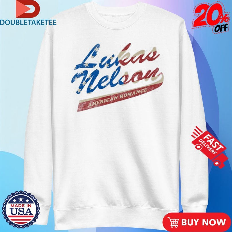 Official Lukas Nelson American Romance Flag Logo Shirts