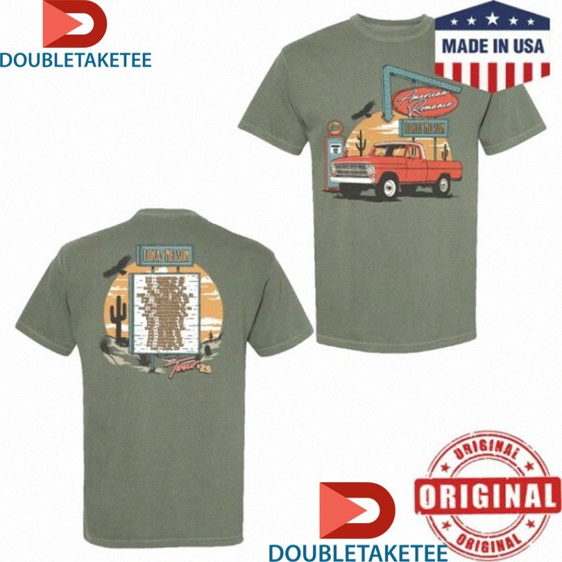 Official Lukas Nelson June Truck Stop Tour 2025 Dates Cactus Shirts