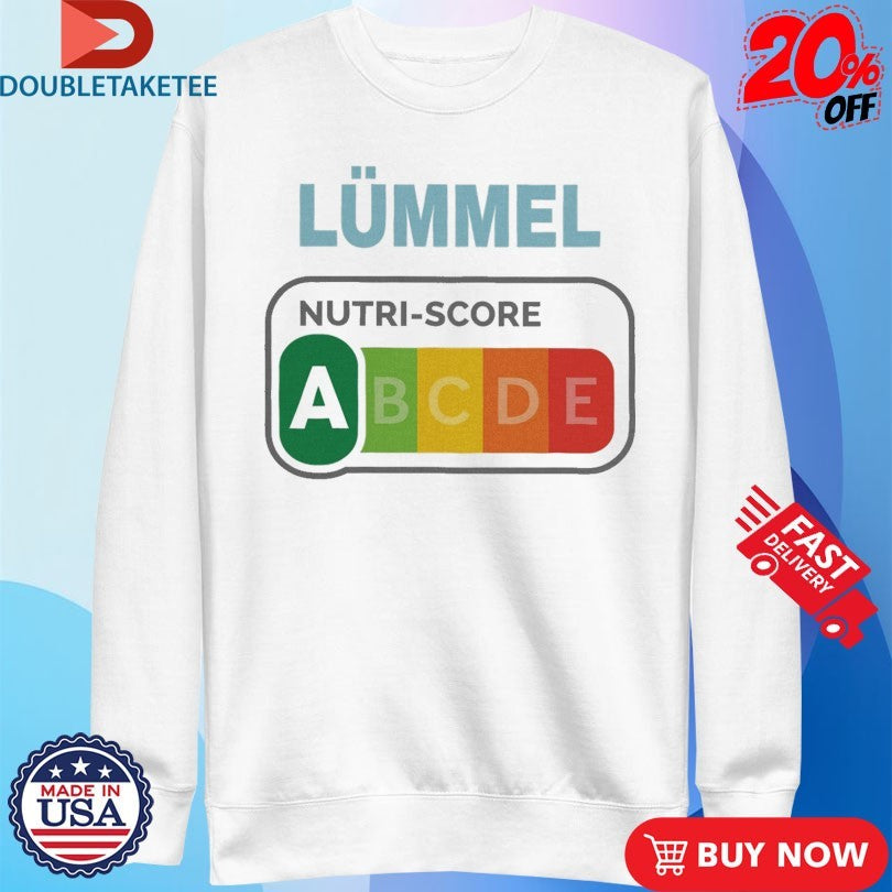 Official Lümmel Nutri Score Shirts