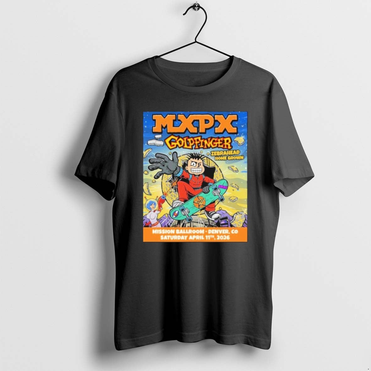Official Mxpx Goldfinger Mission Ballroom Apr 11 2026 In Denver Co T-Shirts, Hoodie, Sweatshirt | DripVista.com