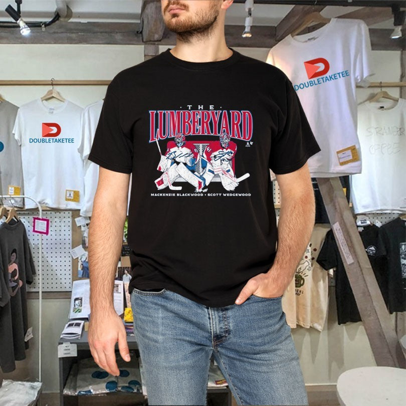 Official Mackenzie Wedgewood And Scott Blackwood The Lumberyard Colorado Avalanche Shirts