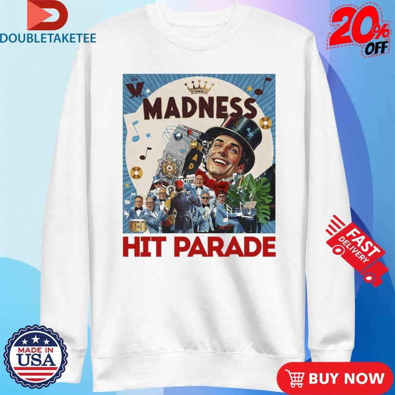 Official Madness Hit Parade Album Shirts