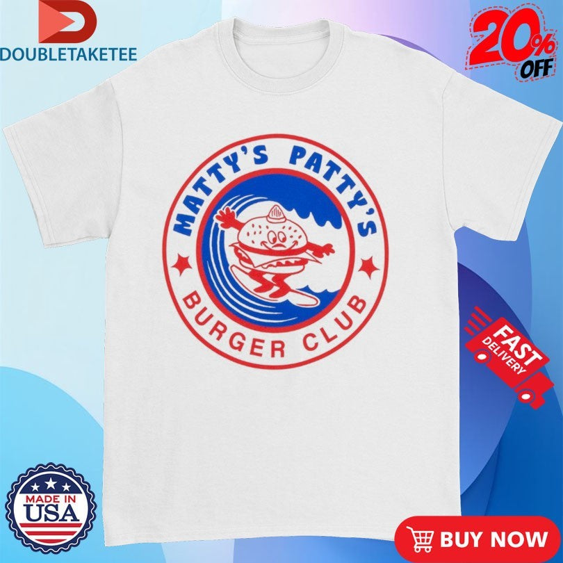 Official Matty’s Patty’s Burger Club Logo Shirts