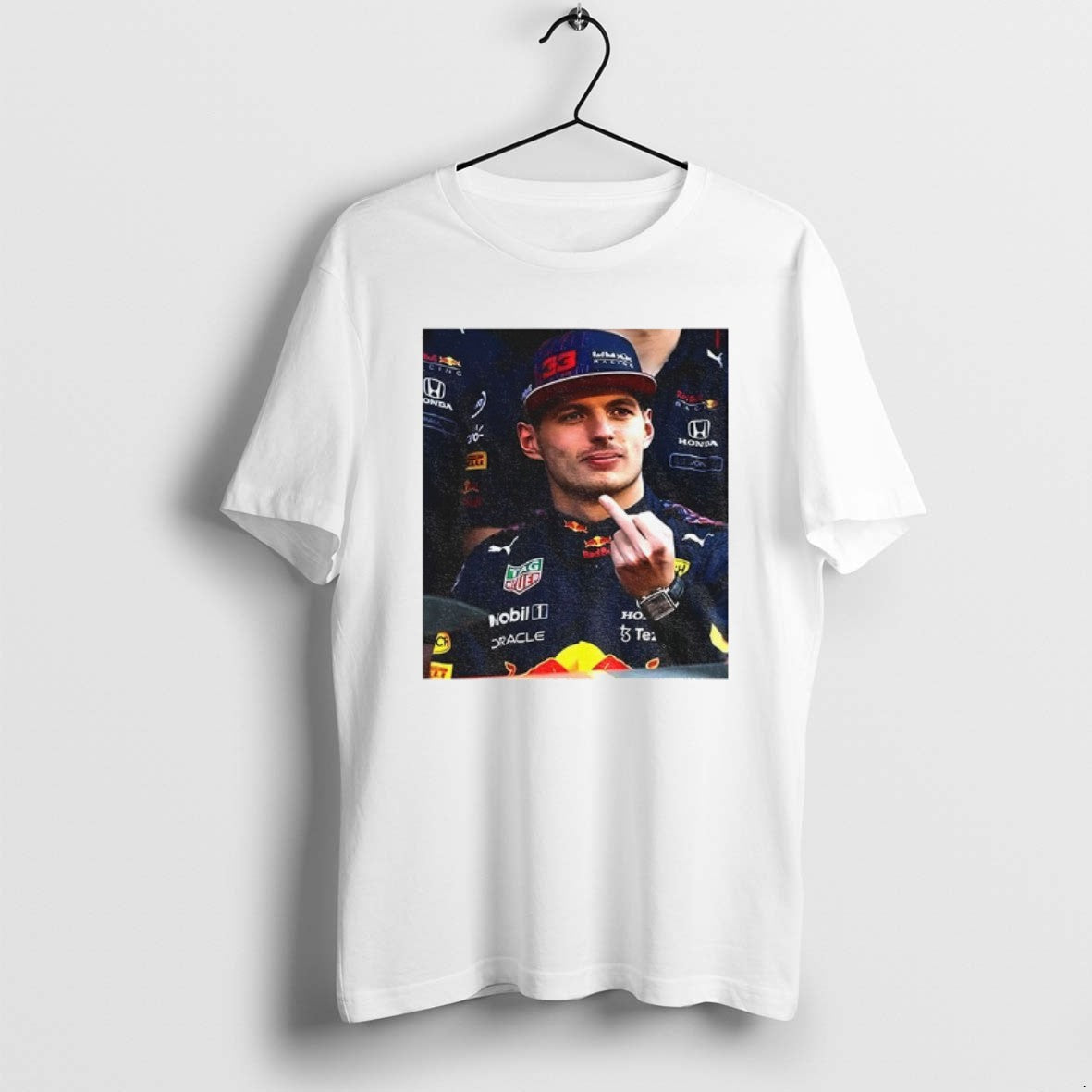 Official Max Verstappen Middle Finger Meme Formula 1 Racing Fans T-Shirts, Hoodie, Sweatshirt | DripVista.com