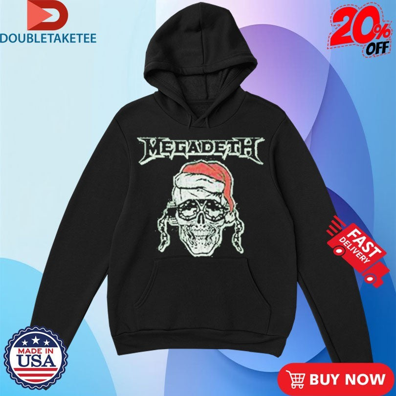 Official Megadeth Skull Christmas Shirts