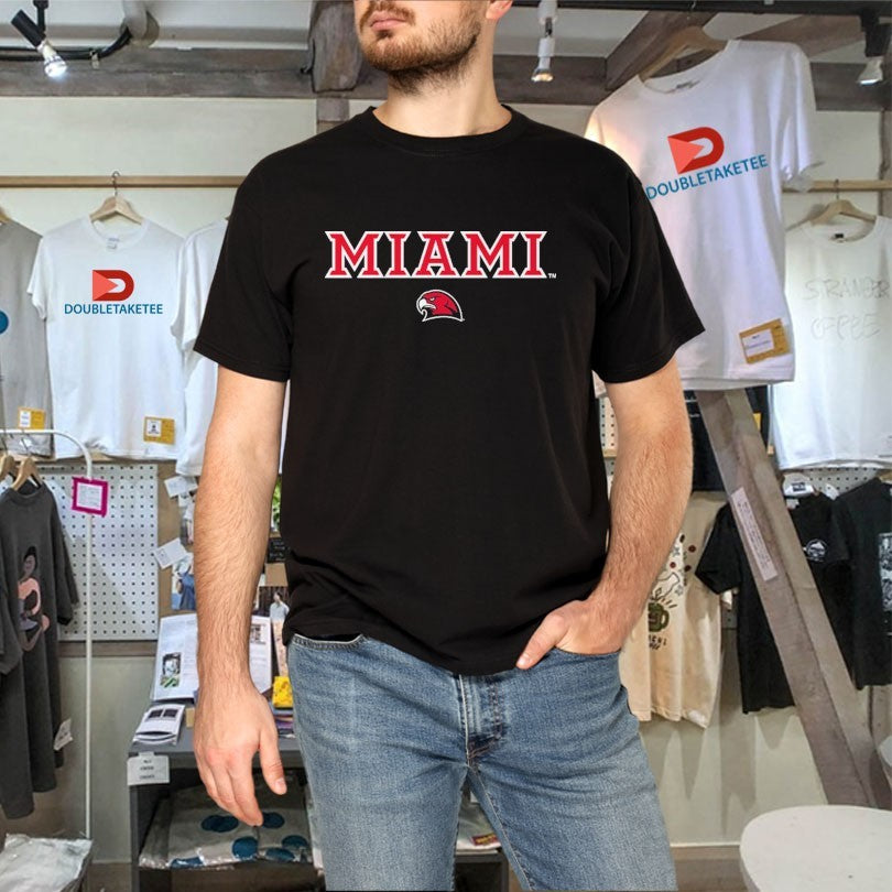 Official Miami RedHawks Logo T-Shirtss