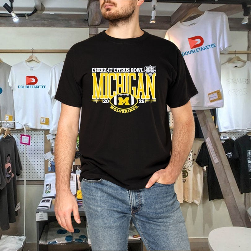 Official Michigan Wolverines Cheez It Citrus Bowl 2025 Shirts