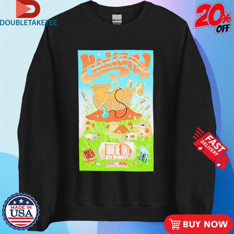 Official Midland Gruene Hall New Braunfels May 3 June 1 Event Mushroom Armadillo Shirts