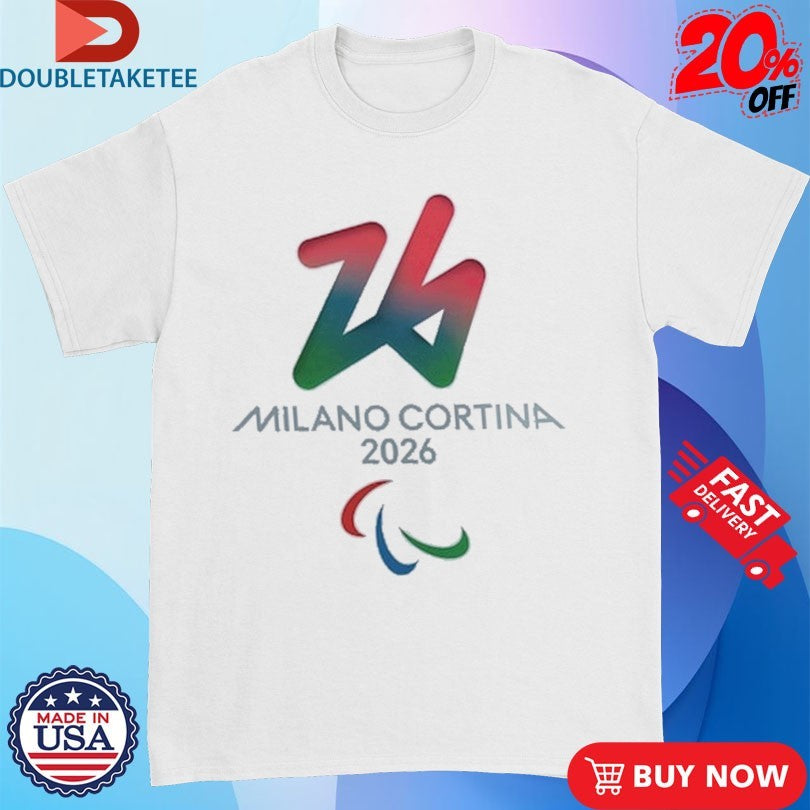Official Milano Cortina 2026 Paralympics Logo Shirts