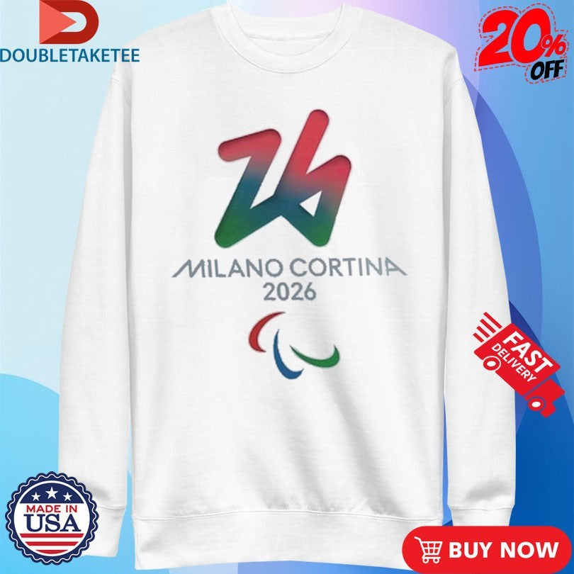 Official Milano Cortina 2026 Paralympics Logo Shirts