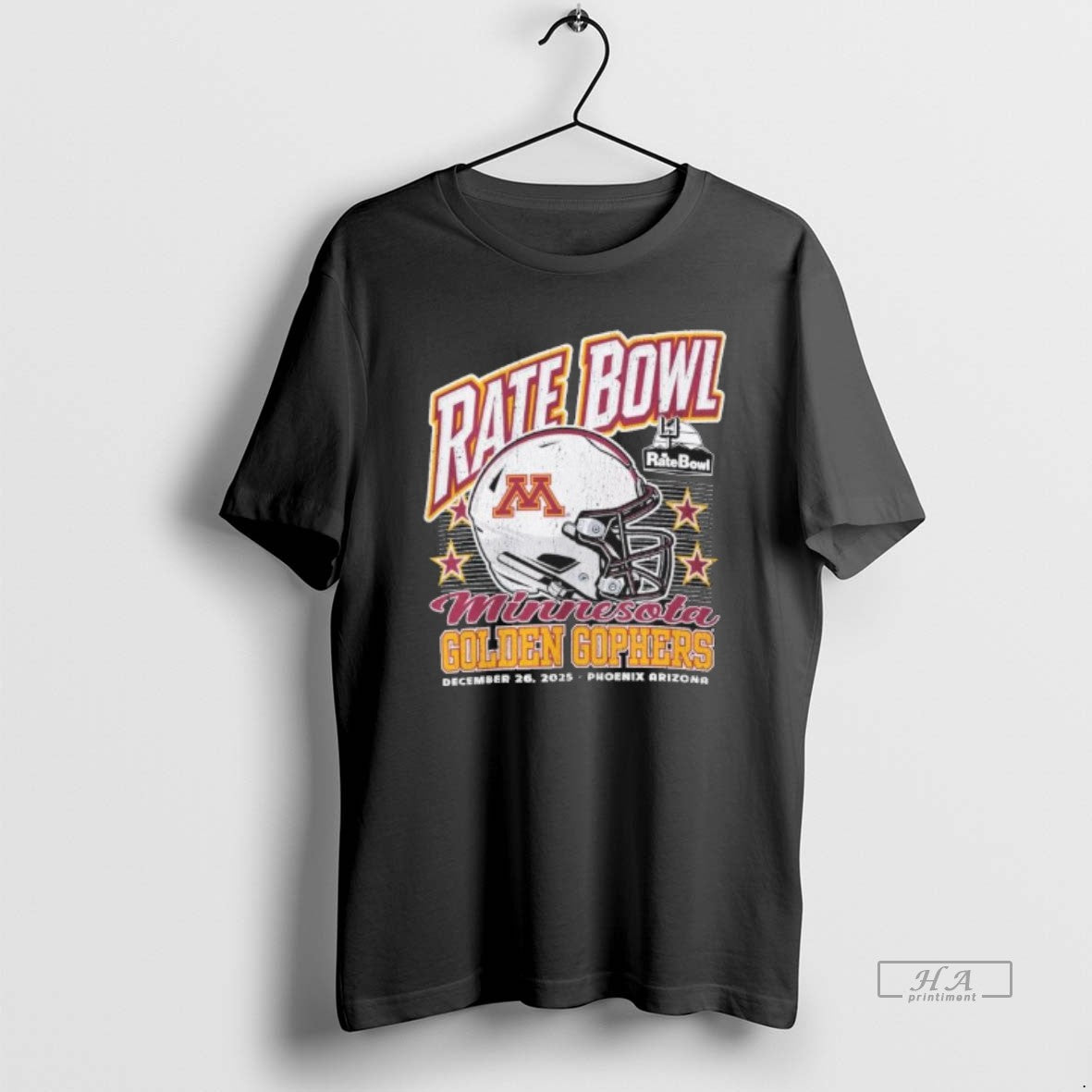 Official Minnesota Golden Gophers 2025 Rate Bowl Vintage Helmet Beveled T-Shirts, Hoodie, Sweatshirt | DripVista.com