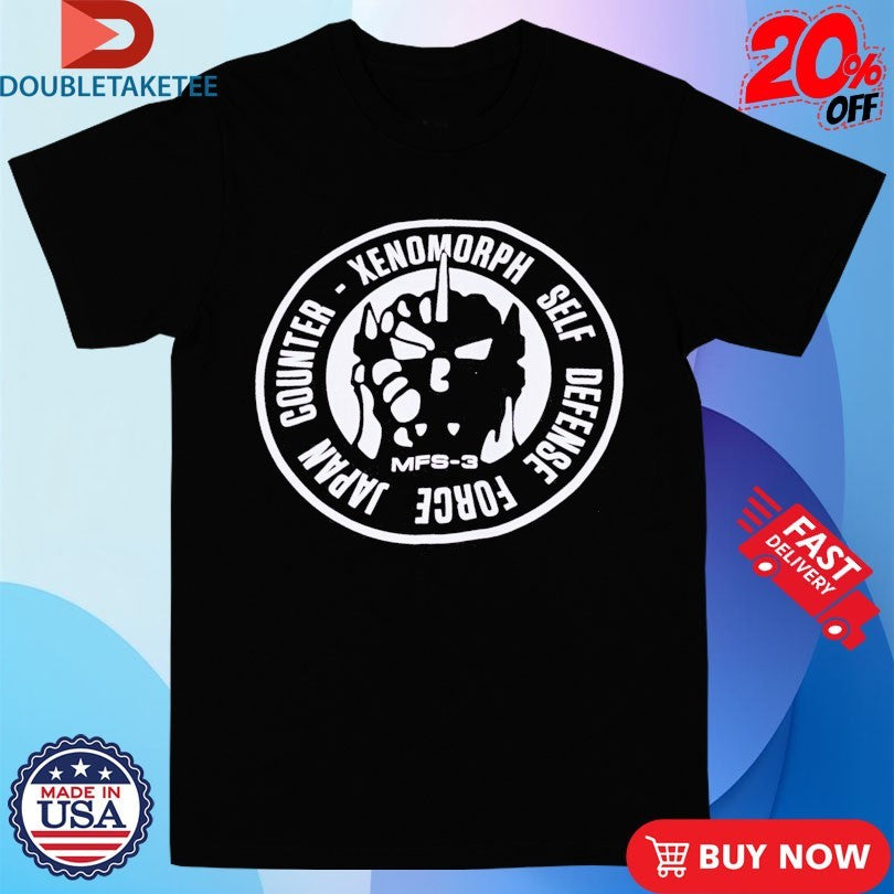 Official Misfits Counter Xenomorph Self Defense Force Japan MFS-3 JXSDF Shirts