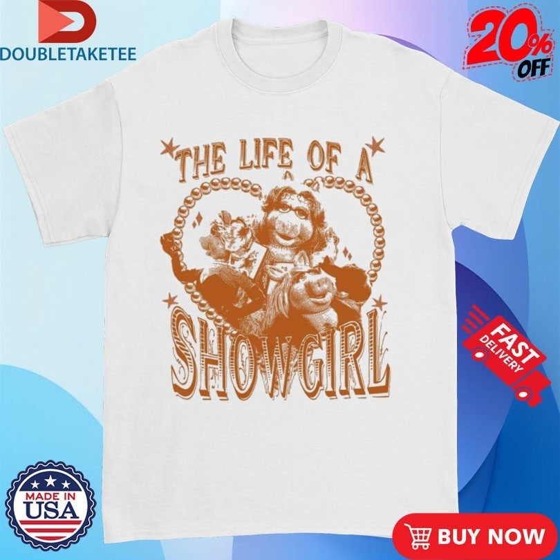 Official Miss Piggy The Life Of A Showgirl Heart Shirts