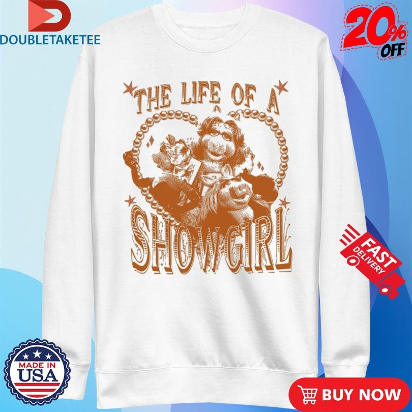 Official Miss Piggy The Life Of A Showgirl Heart Shirts