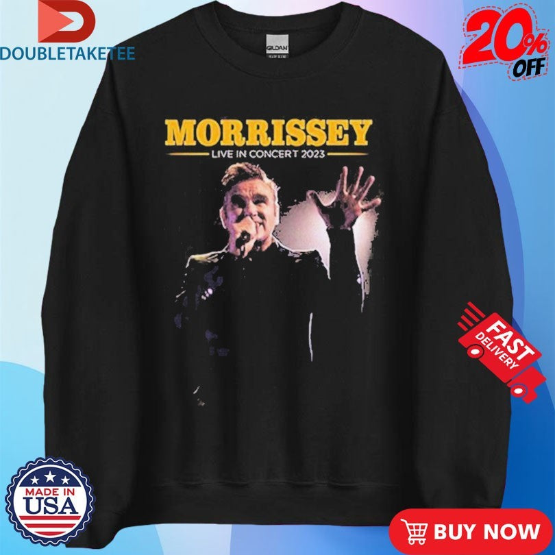 Official Morrissey Live In Concert 2023 Tour Shirts