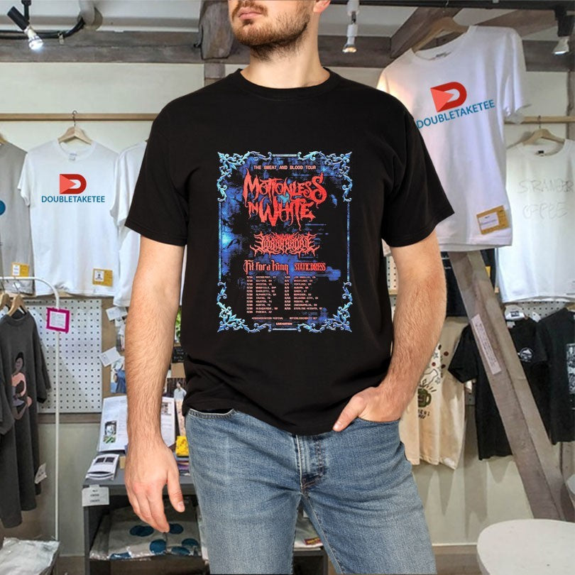 Official Motionless In White The Sweat And Blood Tour 2026 Dates Venue Shirts