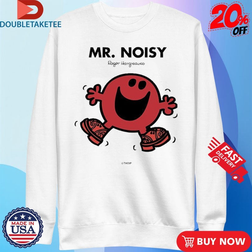 Official Mr. Men Little Miss Mr. Noisy Shirts