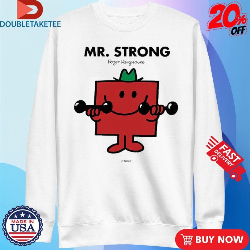 Official Mr. Men Little Miss Mr. Strong Shirts