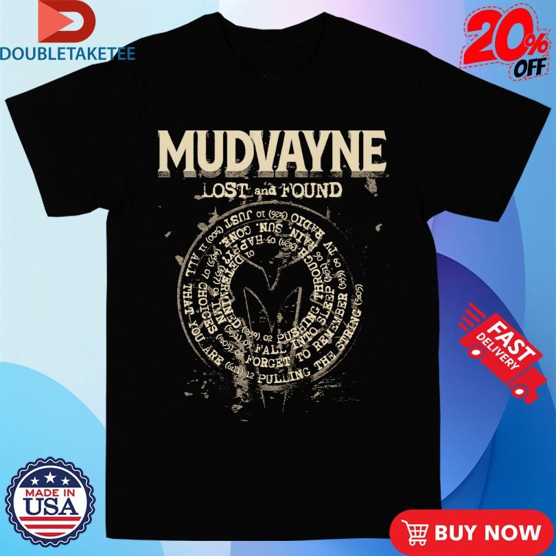 Official Mudvayne Lost &amp; Found Shirts